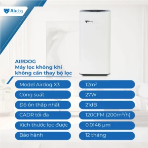 Máy lọc không khí AIRDOG X3 cao cấp