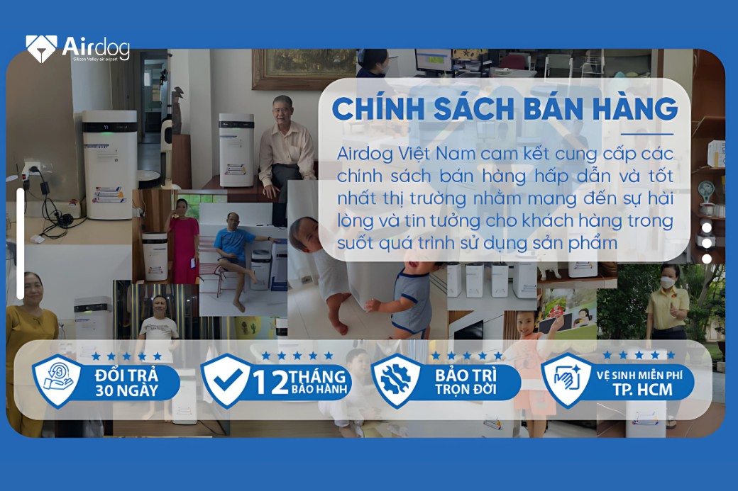 chính sách bán hàng của airdog